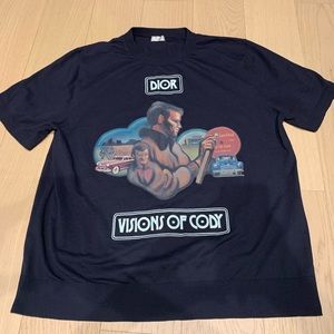 Dior Visions of Cody shirt men sz XXL black white t-shirt